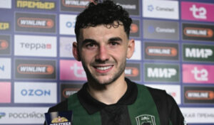 Eduard Spertsyan named Man of Match against Rubin