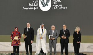 Receiving the Zayed Award for Human Fraternity, Pashinyan Says: “Peace Is the Only Consolation for Everyone”