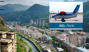 Armenia’s NovAir restarts domestic flights connecting Yerevan with Syunik Regional Capital City Kapan