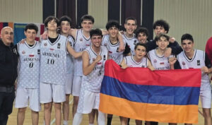 Armenia U16 win silver at the European Youth Basketball League in Georgia